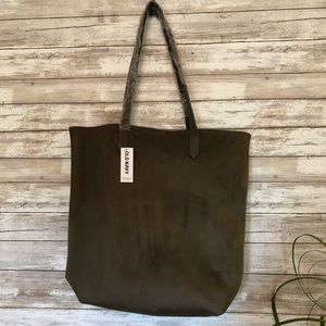 Old Navy Faux Suede Shoulder Bag NWT